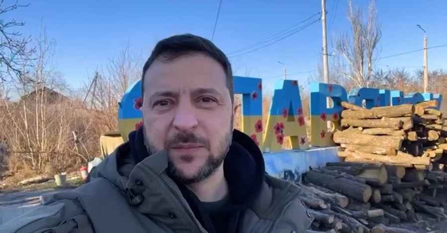 Зеленский приехал на Донбасс и записал видеоприветствие украинским защитникам