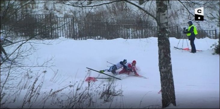 До потери сознания и крови: лучшие лыжники РФ поскандалили и столкнулись на трассе