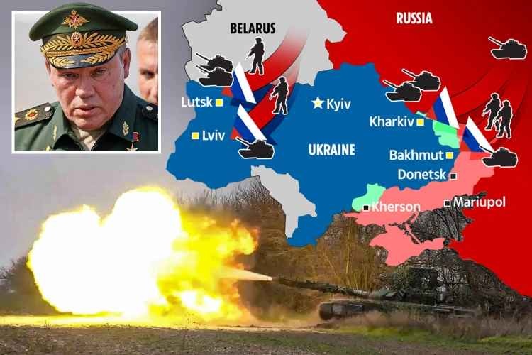 Путин готовит 700 000 солдат для нового наступления на Украину с севера, - The Sun