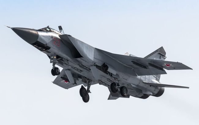 Над Беларусью вновь загорелся российский истребитель МиГ-31К