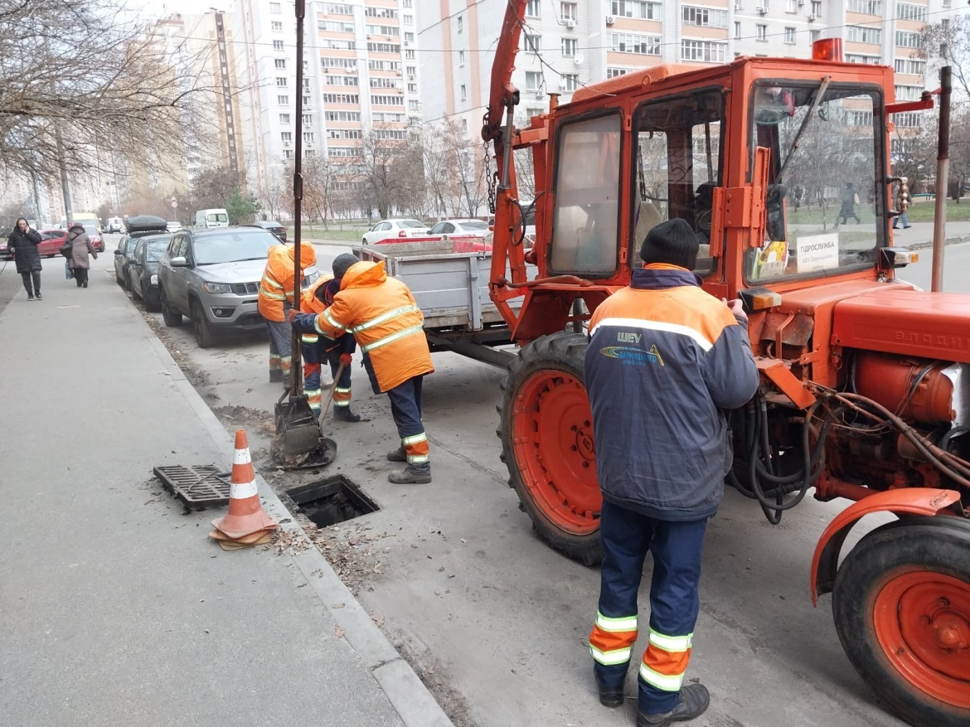 На Киев надвигаются морозы, городские службы готовятся