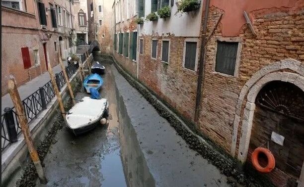 Італії загрожує лихо: у Венеції почали пересихати канали