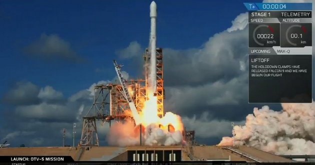 SpaceX вывела на орбиту военные спутники отслеживания ракет
