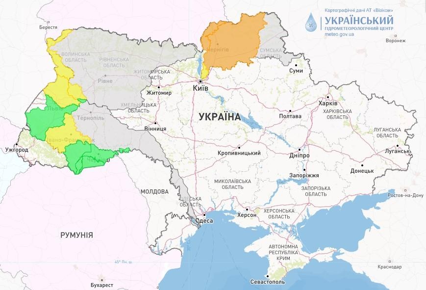 В Украине продолжится рост уровня воды в реках: где будет опаснее всего