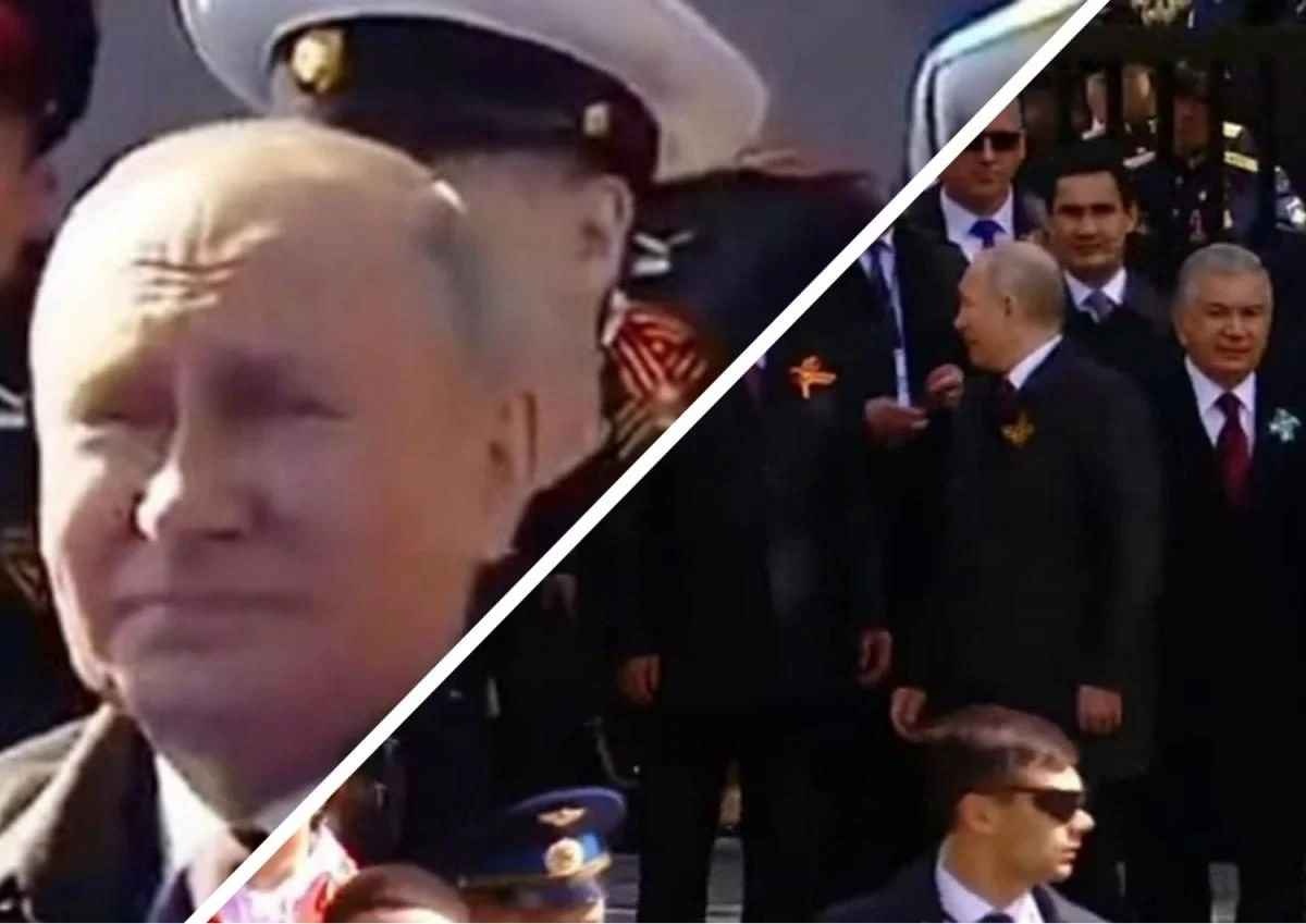 Почав нервово оглядатися: Путіна налякала "бавовна" на параді у Москві