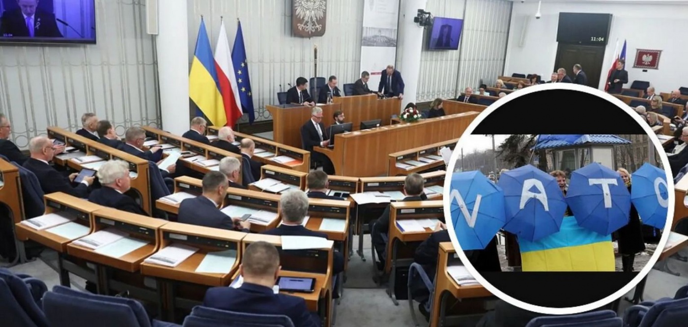Сенат Польши единогласно выступил за принятие Украины в НАТО по ускоренной процедуре