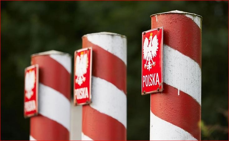 Мигрант с территории Беларуси "избил" польский пограничный столб