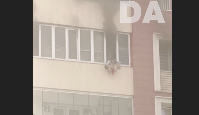 Выбрасывали детей и выпрыгивали сами: в Алматы люди спасались из горящей многоэтажки