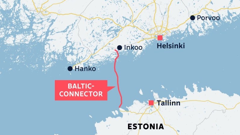 Атакован газопровод между Финляндией и Эстонией: под подозрением Россия