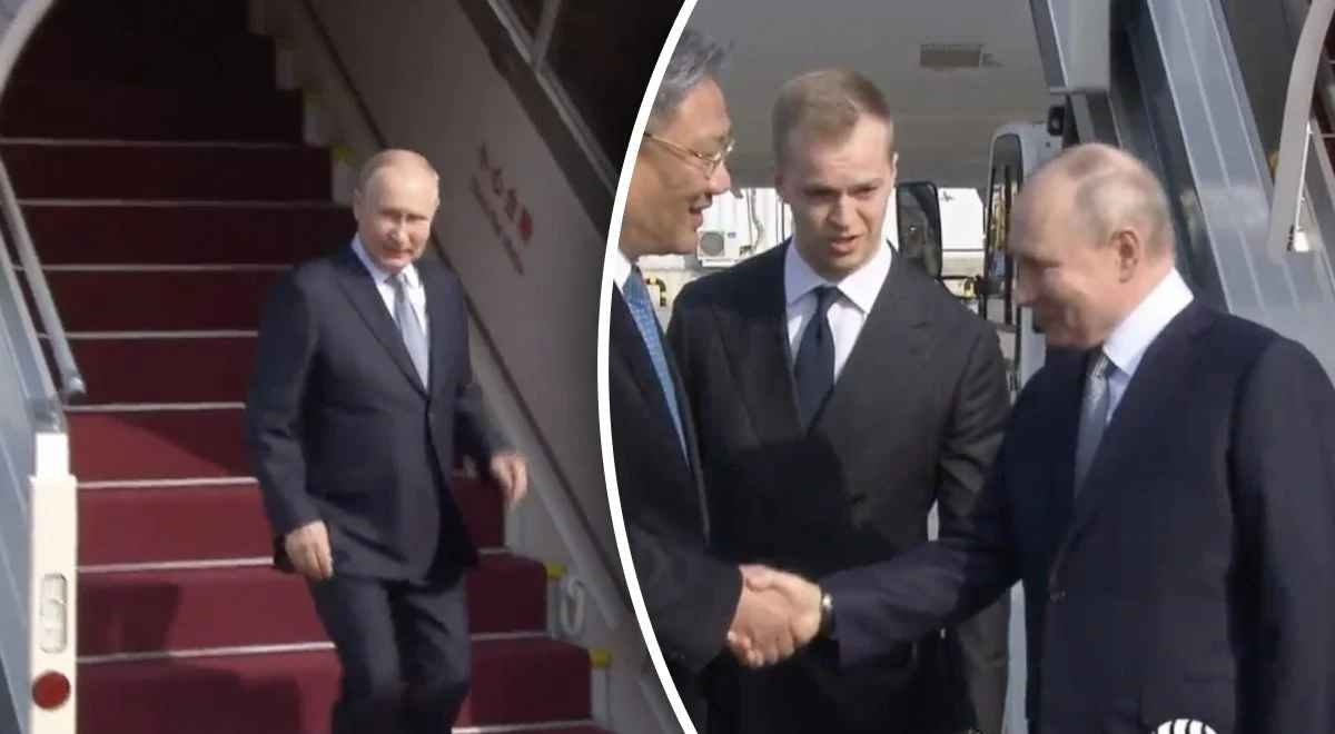 Путин прибыл в Китай на встречу с Си Цзиньпином