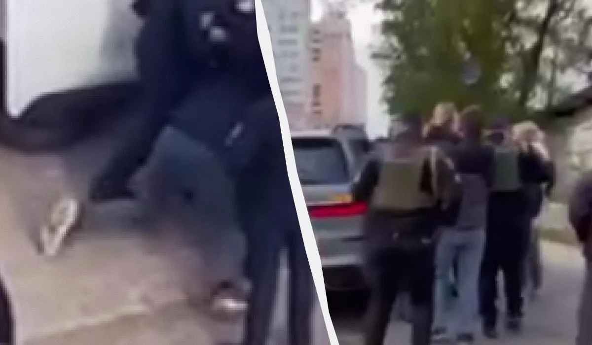 В Одессе неизвестные затолкали в автомобиль ТЦК мужчину: женщины с детьми заблокировали авто