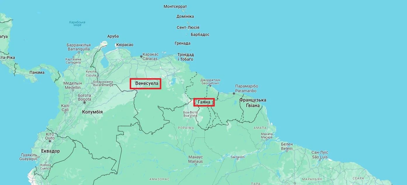 Президент Венесуэлы указом аннексировал часть соседней страны: показана новая карта