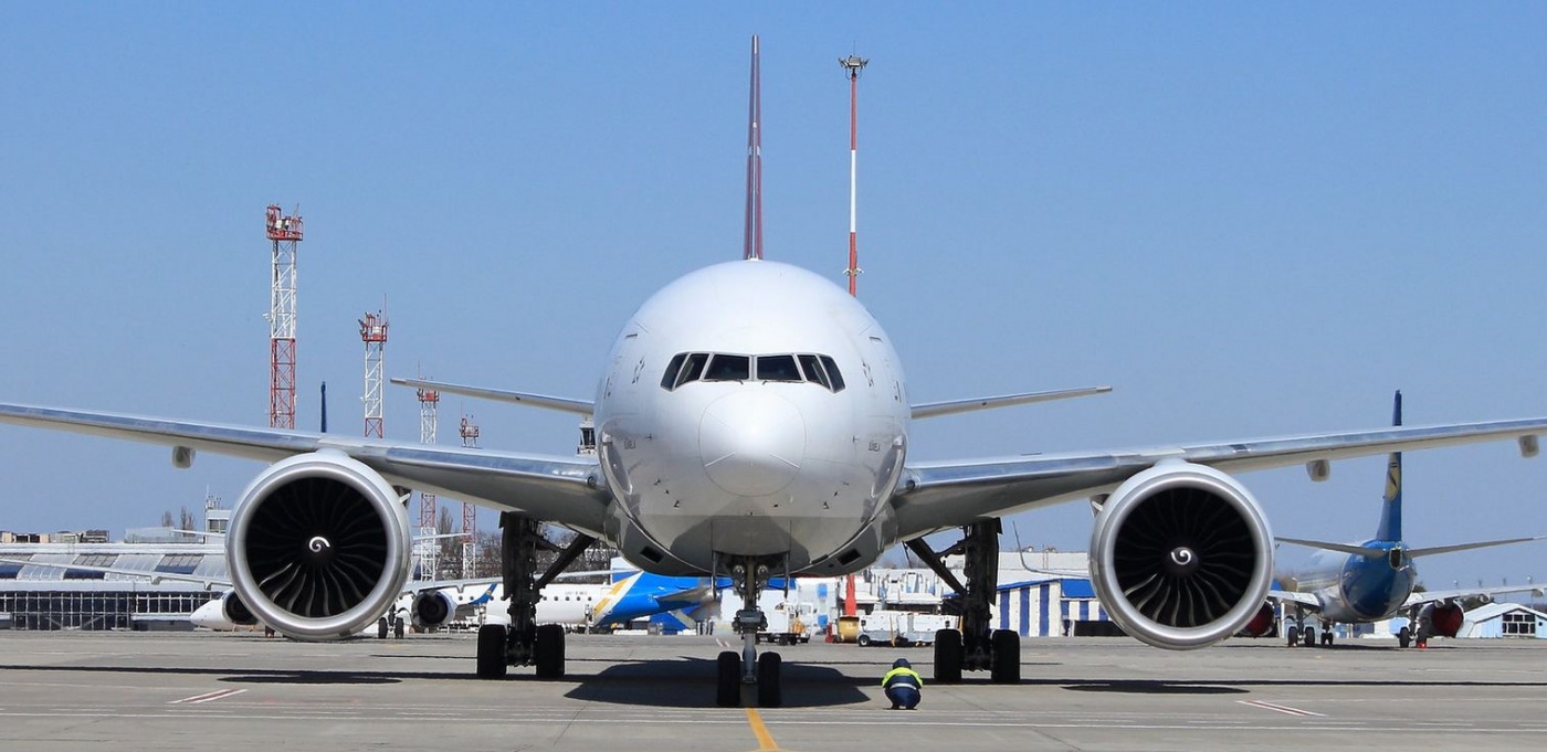 Из Борисполя эвакуирован Boeing 777-300ER - самый большой пассажирский самолет в Украине