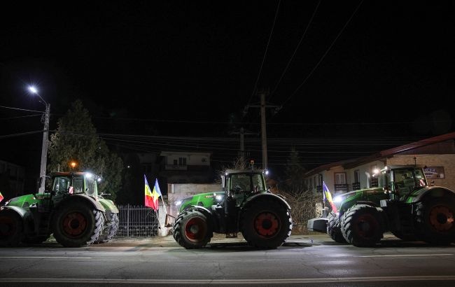 Румынские фермеры прекратили блокировку одного из пунктов пропуска на границе с Украиной