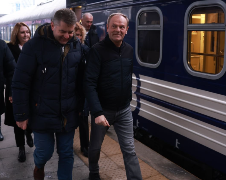 В Украину прибыл премьер Польши Дональд Туск