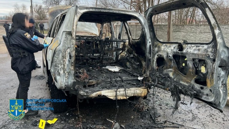 Розстріл авто заступника мера Нікополя: чоловік загинув на місці