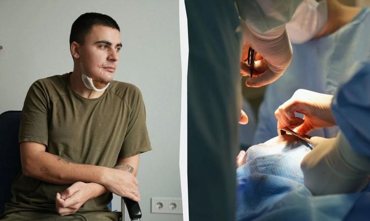 Операция по восстановлению: львовские хирурги сделали пересадку на челюсть военному