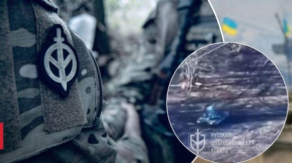 Танк Руського добровольчого корпусу прорвав кордон із Росією: подробиці прикордонного бою