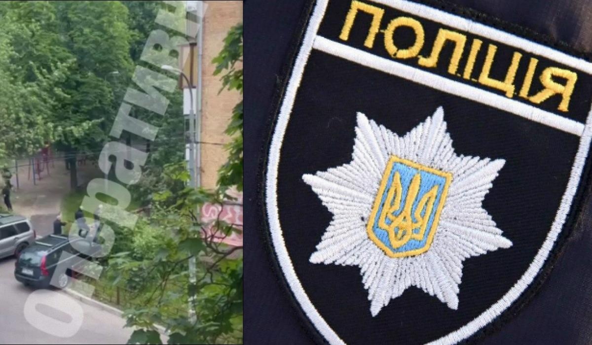 В Киеве неизвестные в масках и с оружием бегали за случайными прохожими
