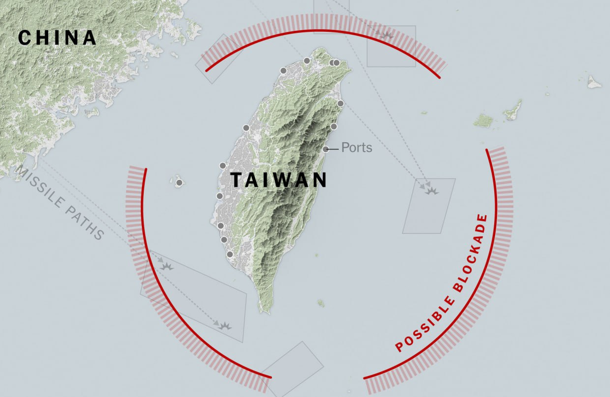 Китай может захватить Тайвань без единого выстрела: сценарий от аналитиков CSIS