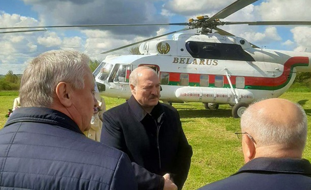 "Шахеди" залетіли до Білорусі, коли вертоліт Лукашенка був у небі