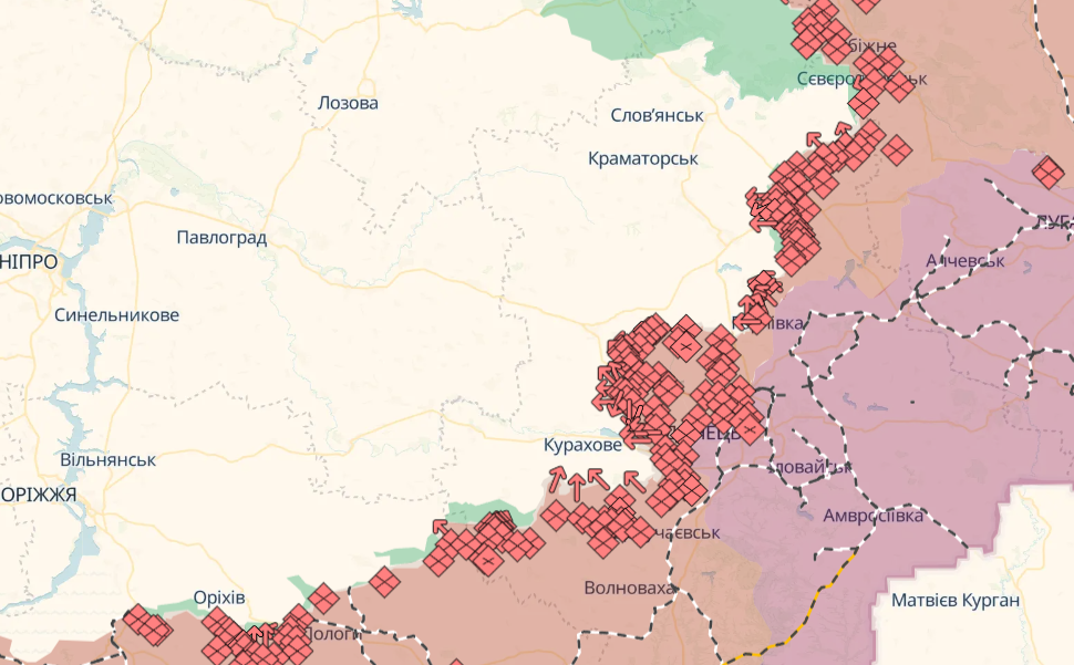 Окупаційна армія за тиждень захопила в Україні найбільшу територію з початку року, - Bloomberg