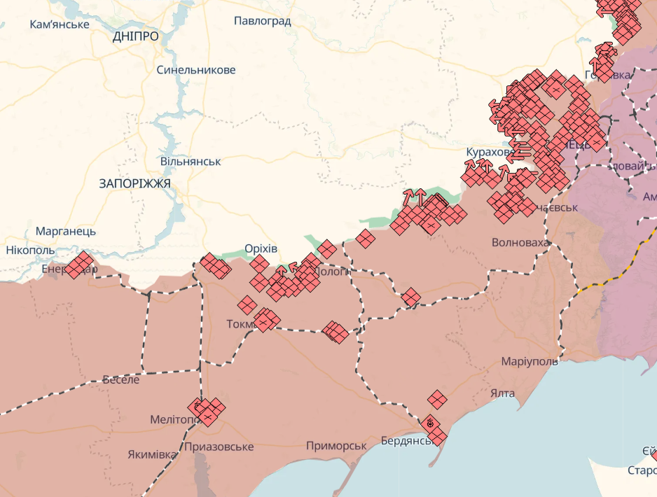 Ситуація в Запорізькій області: що відбувається на південному напрямку фронту