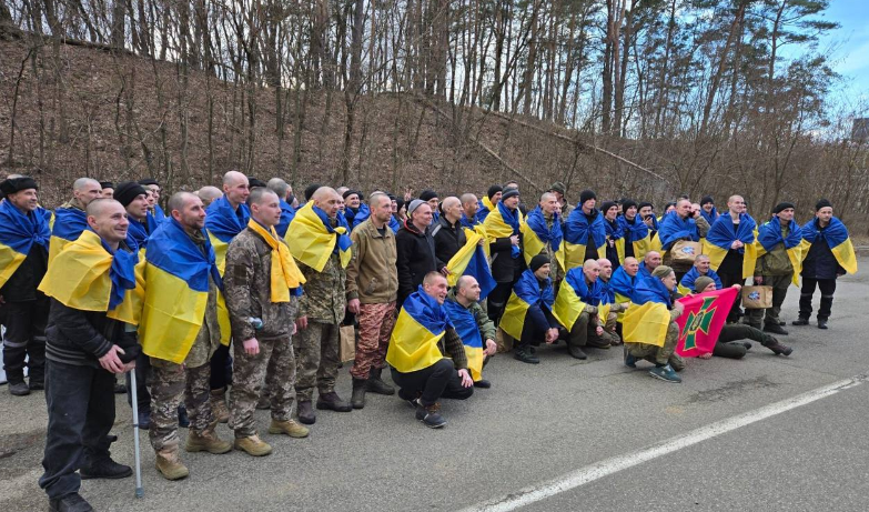 Украина вернула из российского плена 197 защитников