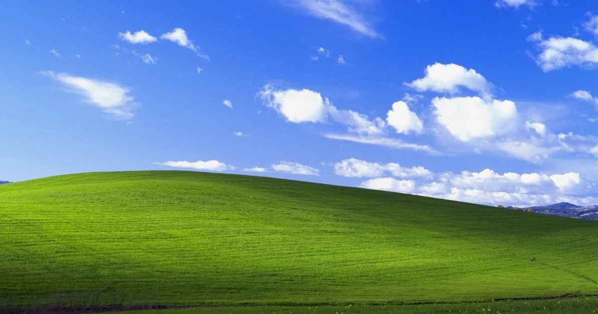 Багатьох це вразило: що сталося з пагорбами з фону робочого столу Windows XP
