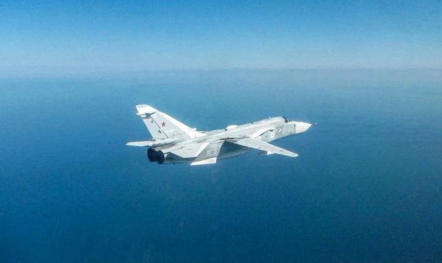 Польша заявила, как перехватила и выпроводила из своего неба российский бомбардировщик Су-24