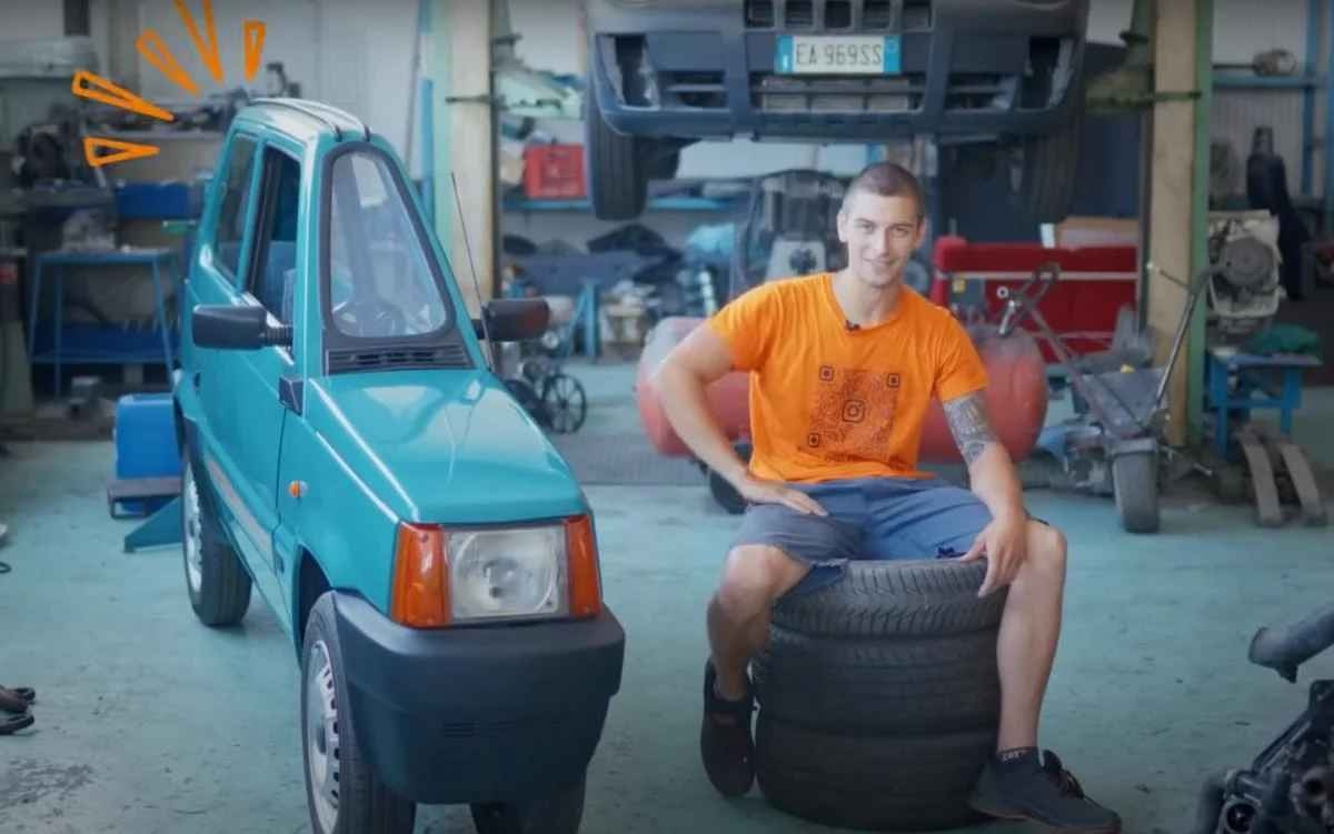 В Італії зібрали найвужчий автомобіль у світі