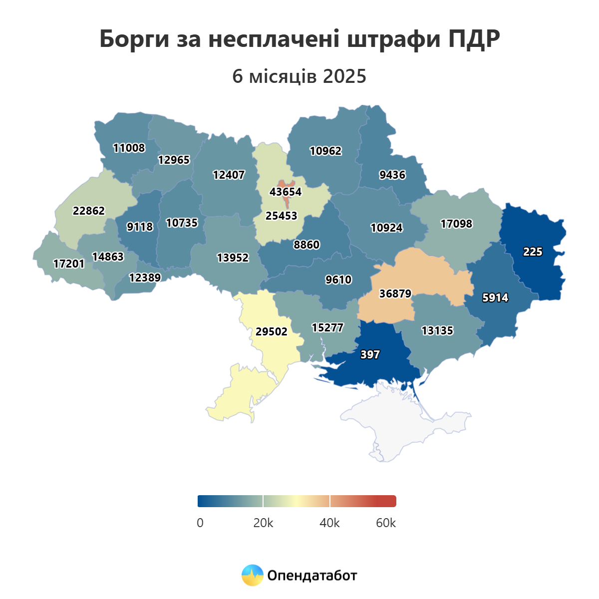 2 миллиона украинцев не уплатили штрафы за нарушение ПДД