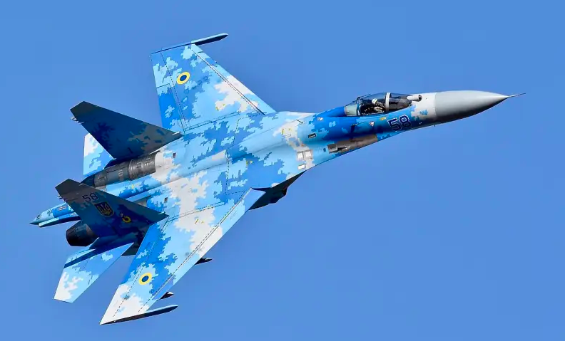 На Запорожском направлении на самолете Су-27 разбился летчик