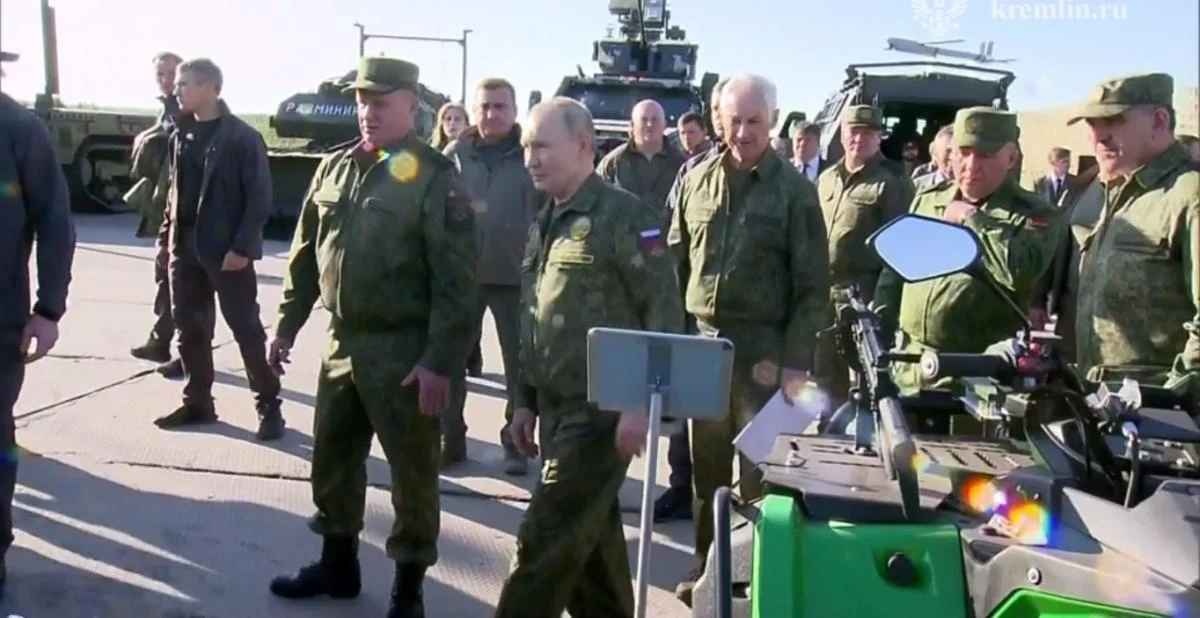 Путін відвідав військові навчання "Захід-2025"