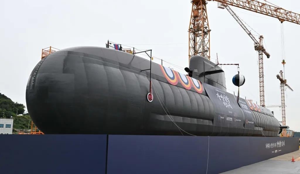 Южная Корея спустила на воду самую мощную субмарину в истории флота