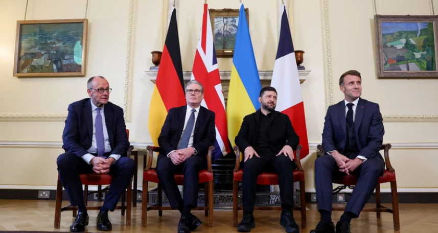 Визит Зеленского в Лондон: Мерц усомнился в "мирном плане", а Макрон заявил о "козырях"