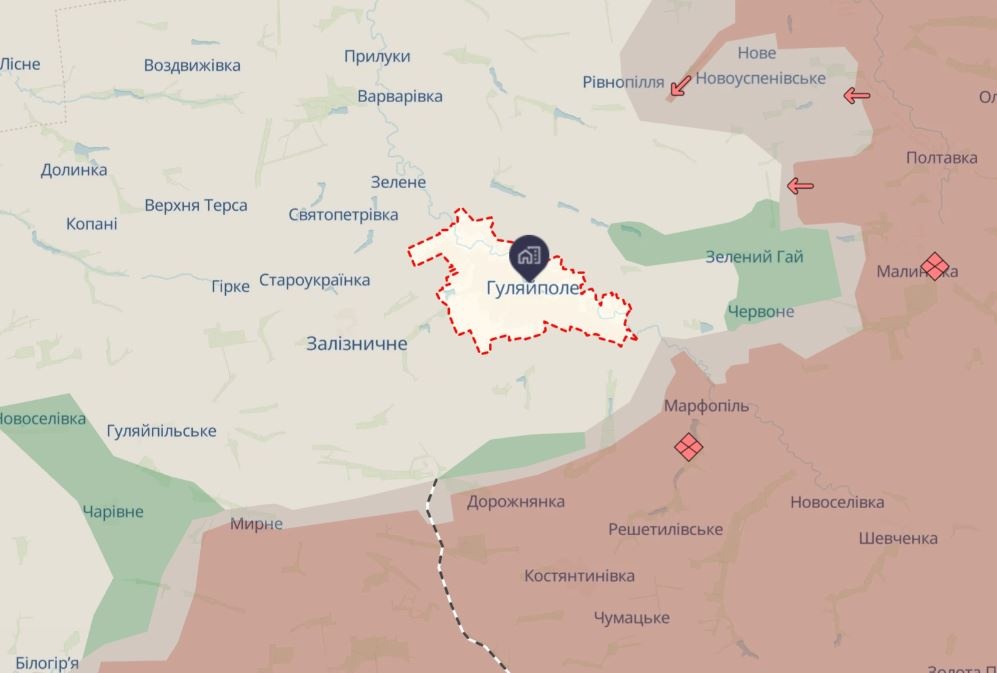 В DeepState пояснили складність оборони Гуляйполя для українських захисників