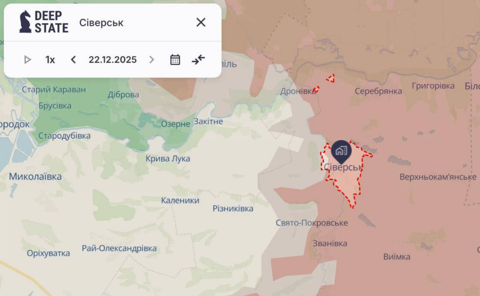 Сирський пояснив, чому українським захисникам довелося відійти з Сіверська