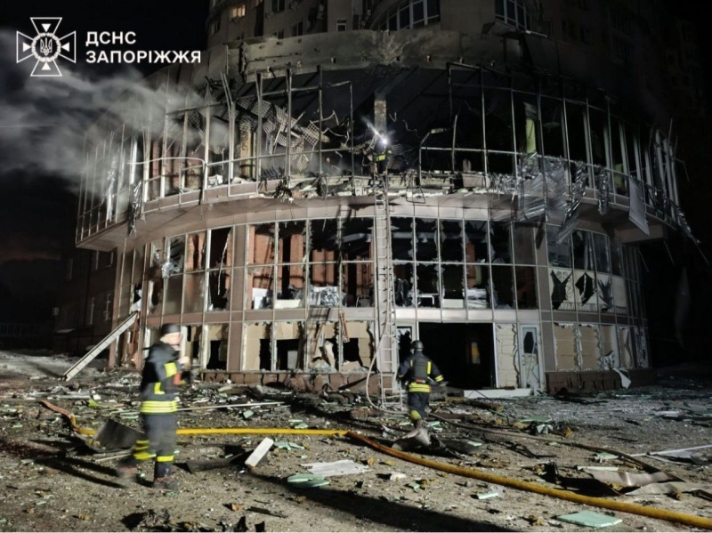 Запоріжжя зазнало однієї з наймасованіших атак дронів