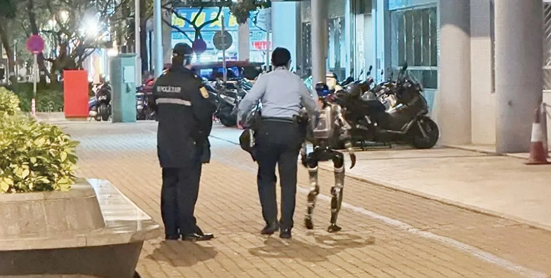 В Китае полиция арестовала человекоподобного робота