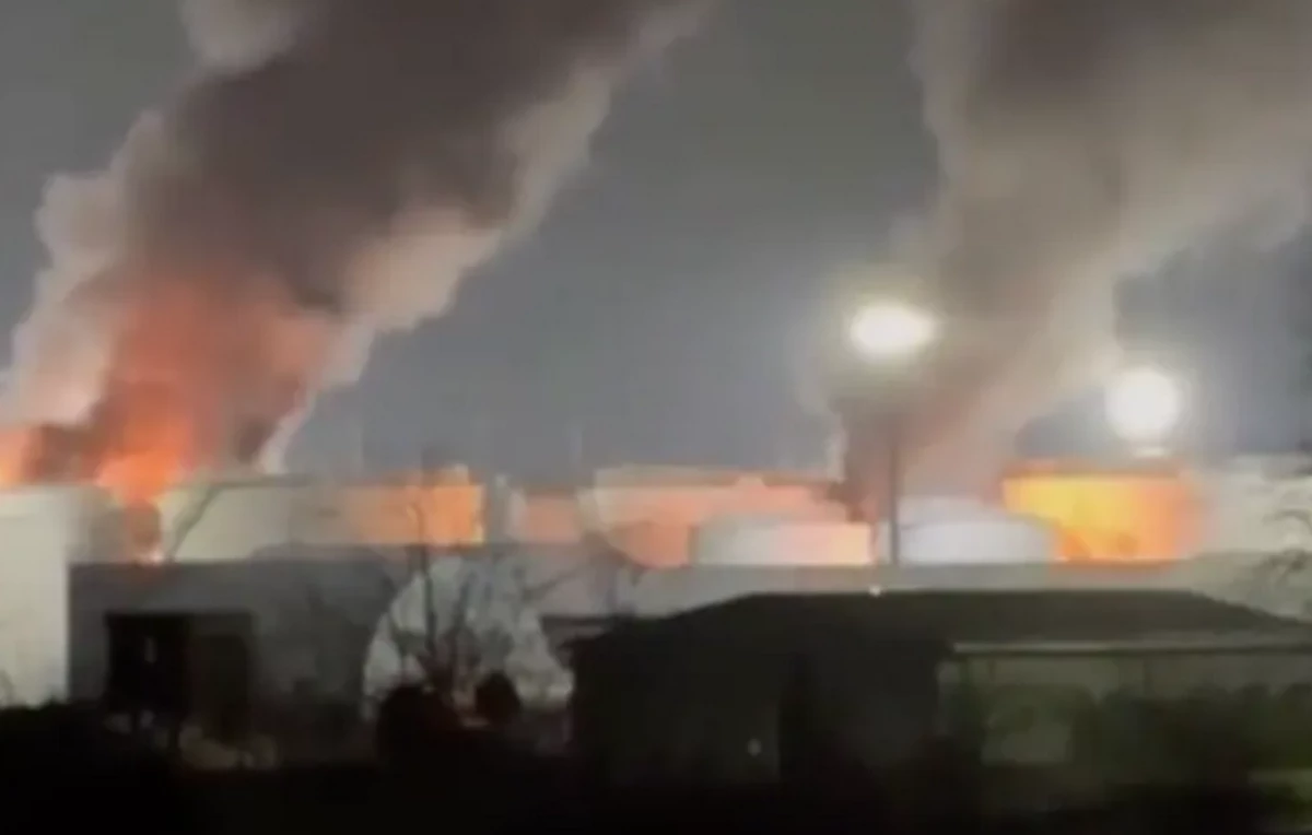 Вночі дрони атакували порт та НПЗ у Краснодарському краї та хімзавод у Тольятті