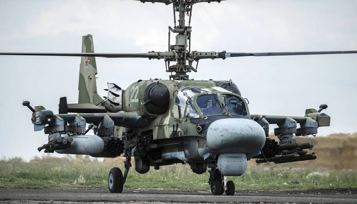 Сили оборони збили російський гвинтокрил Ка-52 FPV-дроном