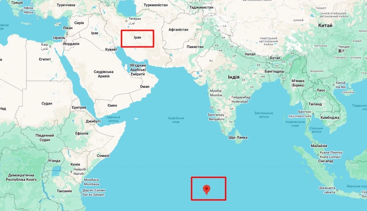 Иран атаковал базу США в Индийском океане на рекордное расстояние около 4000 км