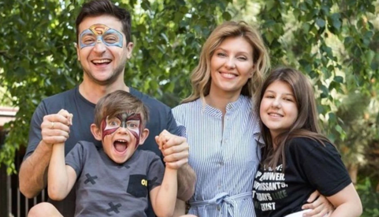 Зеленский рассказал, где находятся его дети