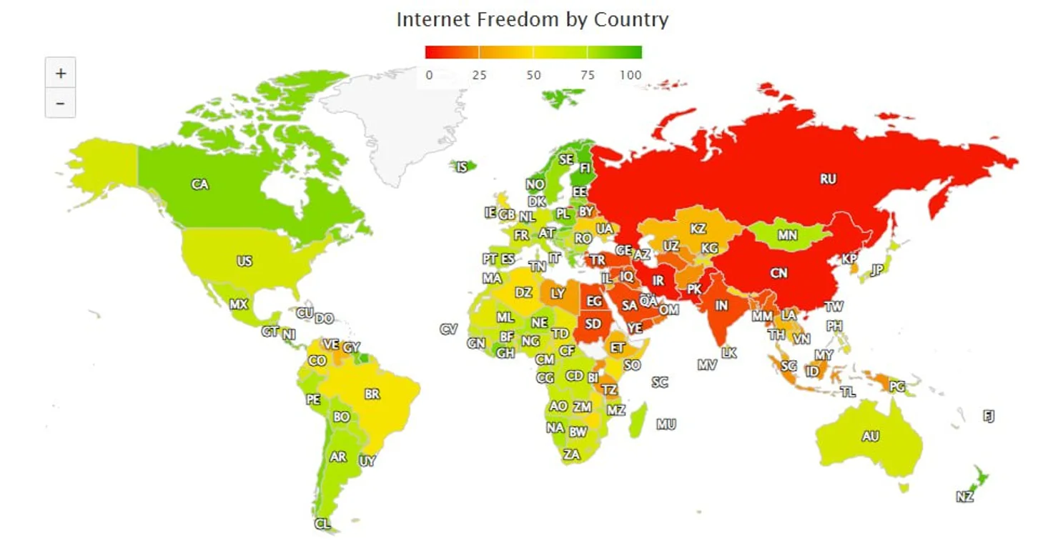 Рівень цензури в інтернеті значно зріс: результати нового дослідження