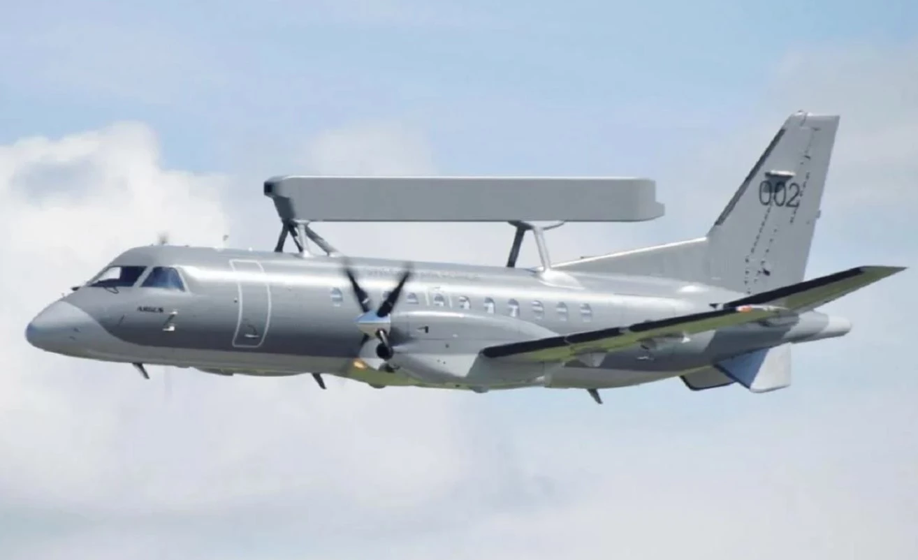Україна почала використовувати шведський літак ДРЛО ASC 890