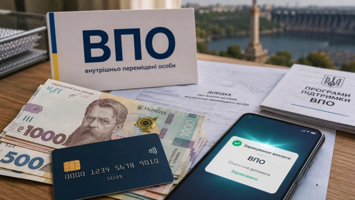 Затримка чи графік: Мінсоцполітики назвало точну дату фінансування виплат ВПО за жовтень