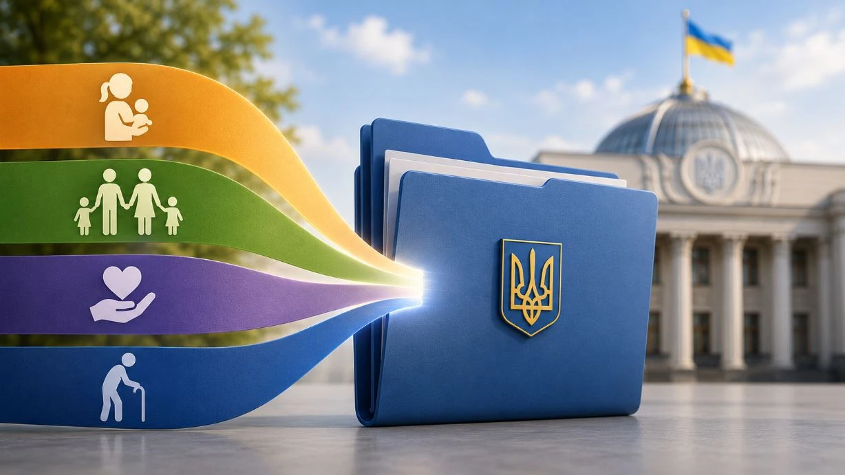 Новая система соцпомощи в Украине с 2028 года: кто будет получать выплаты пожизненно